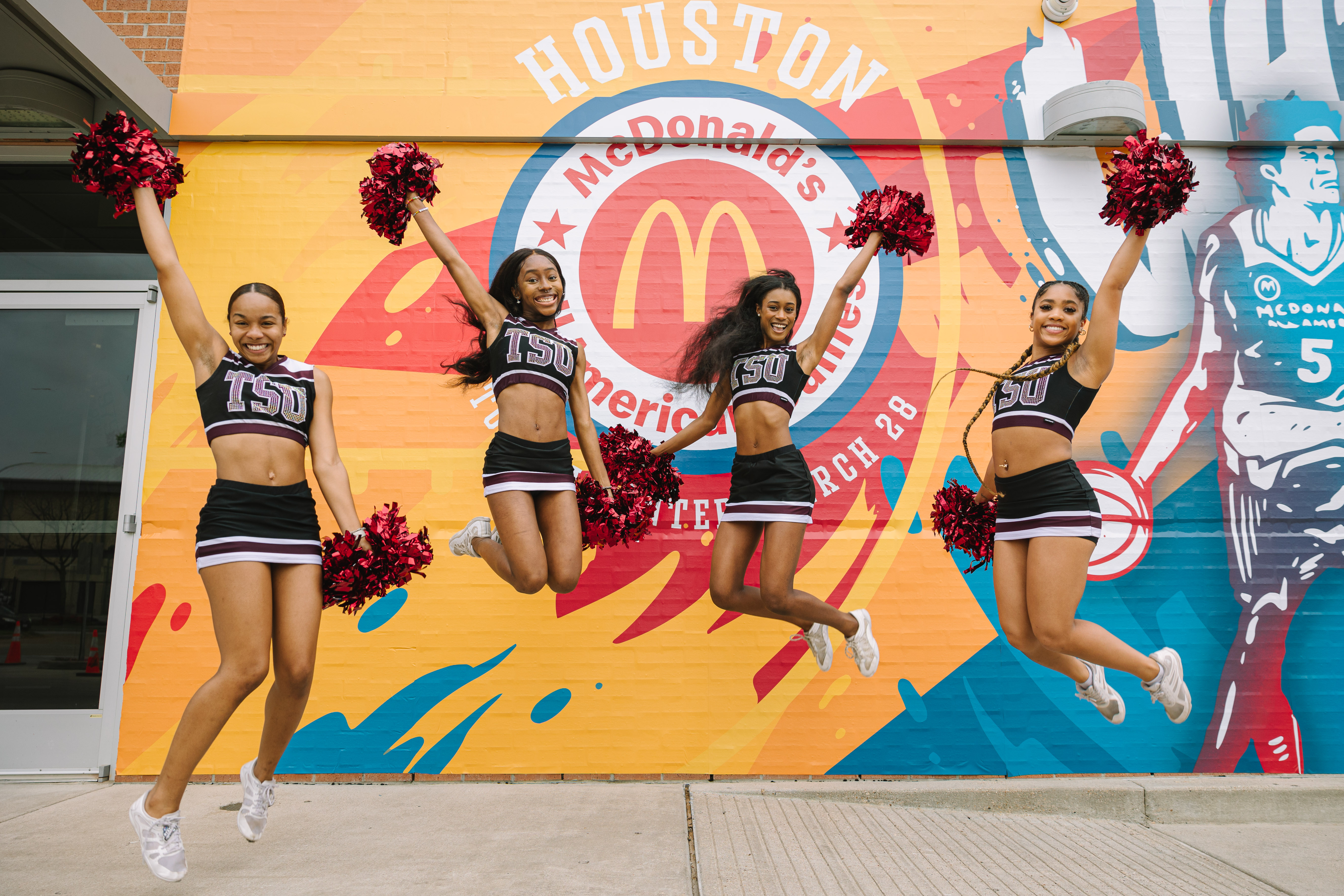 46th McDonald's All American Games - TSU Cheerleaders at McDonald's